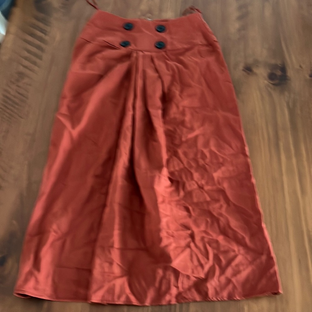 NWT Atsu XS rust colored skirt